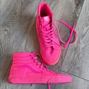 Vans Bright Neon Pink High-Tops